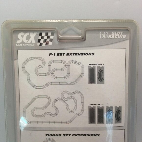 SCX Compact 1:43 Scale Slot Car Racing Track Banked Curve Pack 31060 New Blister - Picture 4 of 6